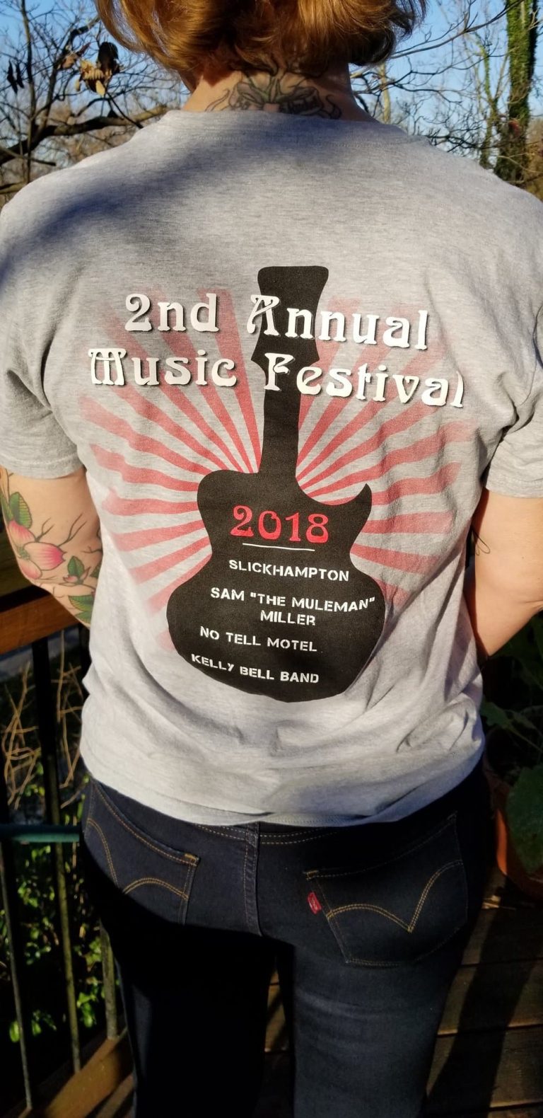 BoStrong Music Festival T-Shirt 2018 back