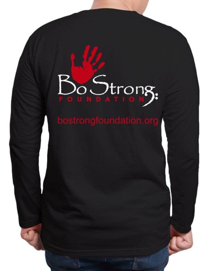 BoStrong "Red Handed" long sleeve t-shirt back